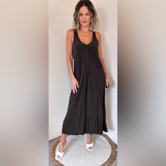 CP Shades Midi Dress in Gray - Picture 3 of 8